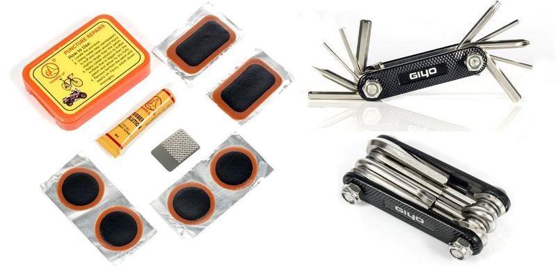 Kit Completo de Reparo Sobrevivência para Bicicleta
